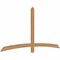 Ekena Millwork Bellingham Timber Gable Bracket, Western Red Cedar, 84"W x 42"H x 1 1/2"D x 3 1/2"F, 12/12 Pitch GBW084X42X0204BEL00SWR - alternate 3